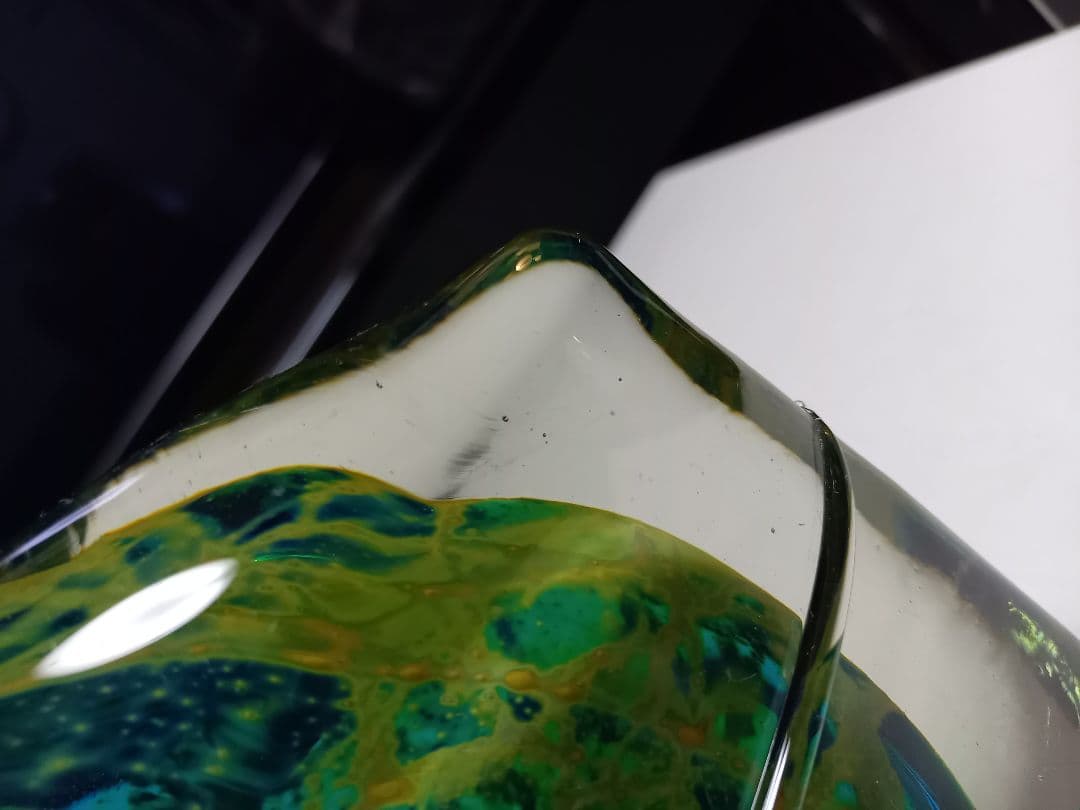 1984年　イムディーナ　グラス　マルタ島　　ミッシェル　ハリス　サイン入