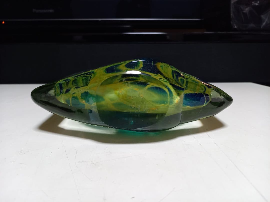 1984年　イムディーナ　グラス　マルタ島　　ミッシェル　ハリス　サイン入