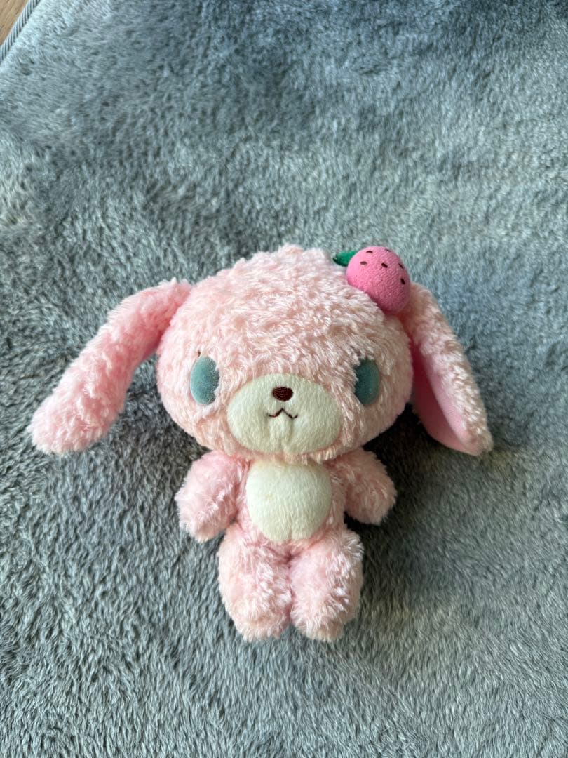 【美品・レア】シュガーバニーズ ストロベリーうさ　ぬいぐるみ　当時品