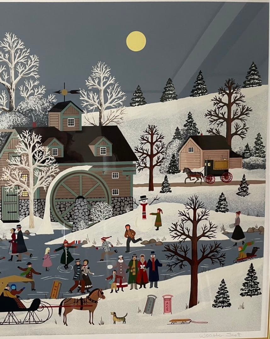 ジェーン・ウースター・スコット Jane Wooster Scott リトグラフ