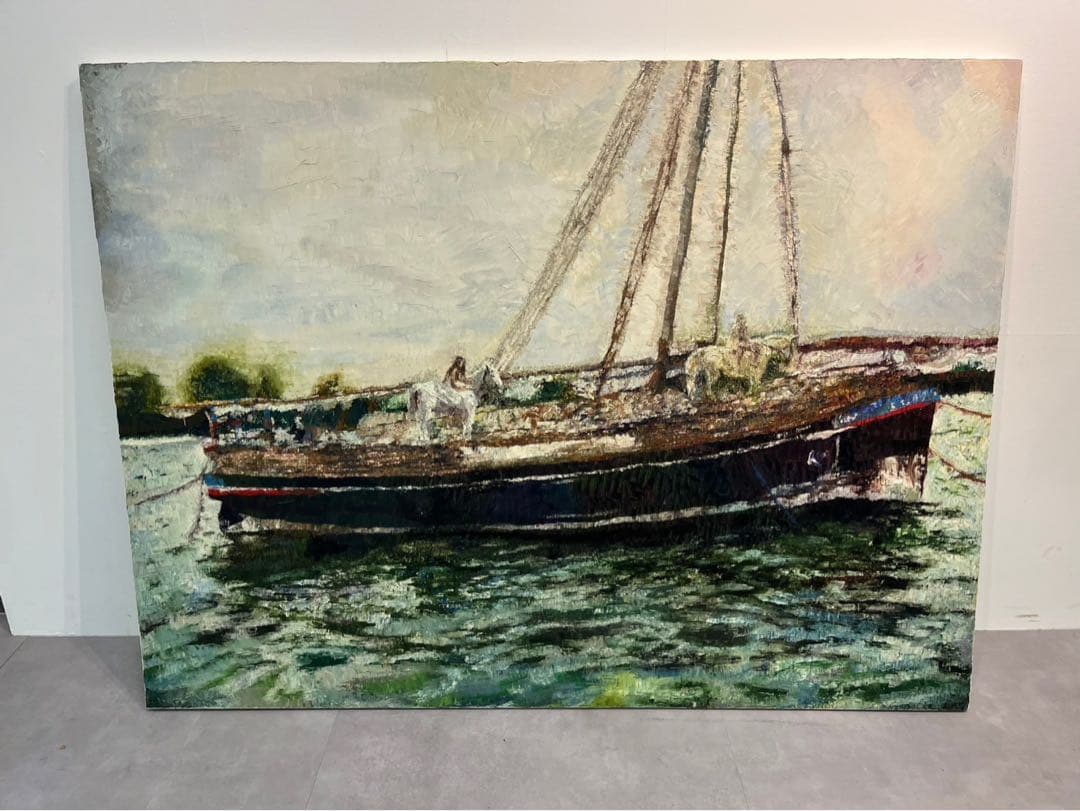 杉田陽平　「風をつかまえて」 2012年制作　油彩画　60号