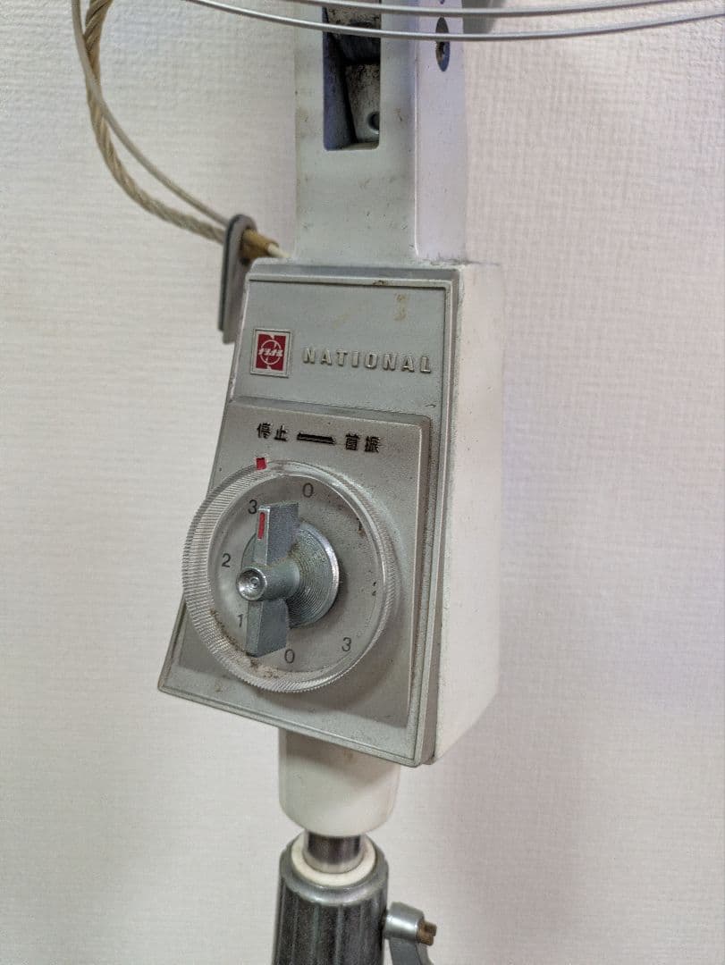 ナショナル F-35VH 大型扇風機 青色 スタンド型扇風機 3枚羽根