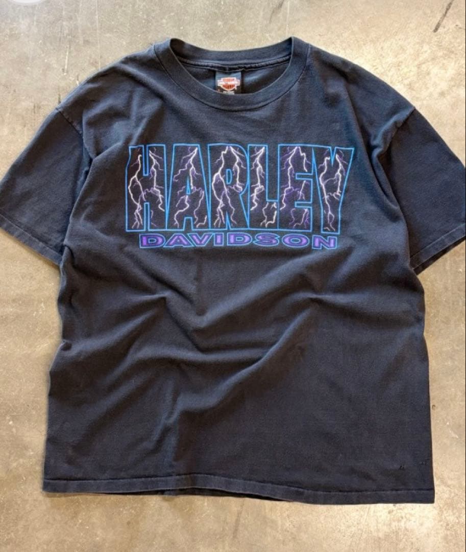 Harley Davidson Tシャツ XL サンダー　激レアハーレー