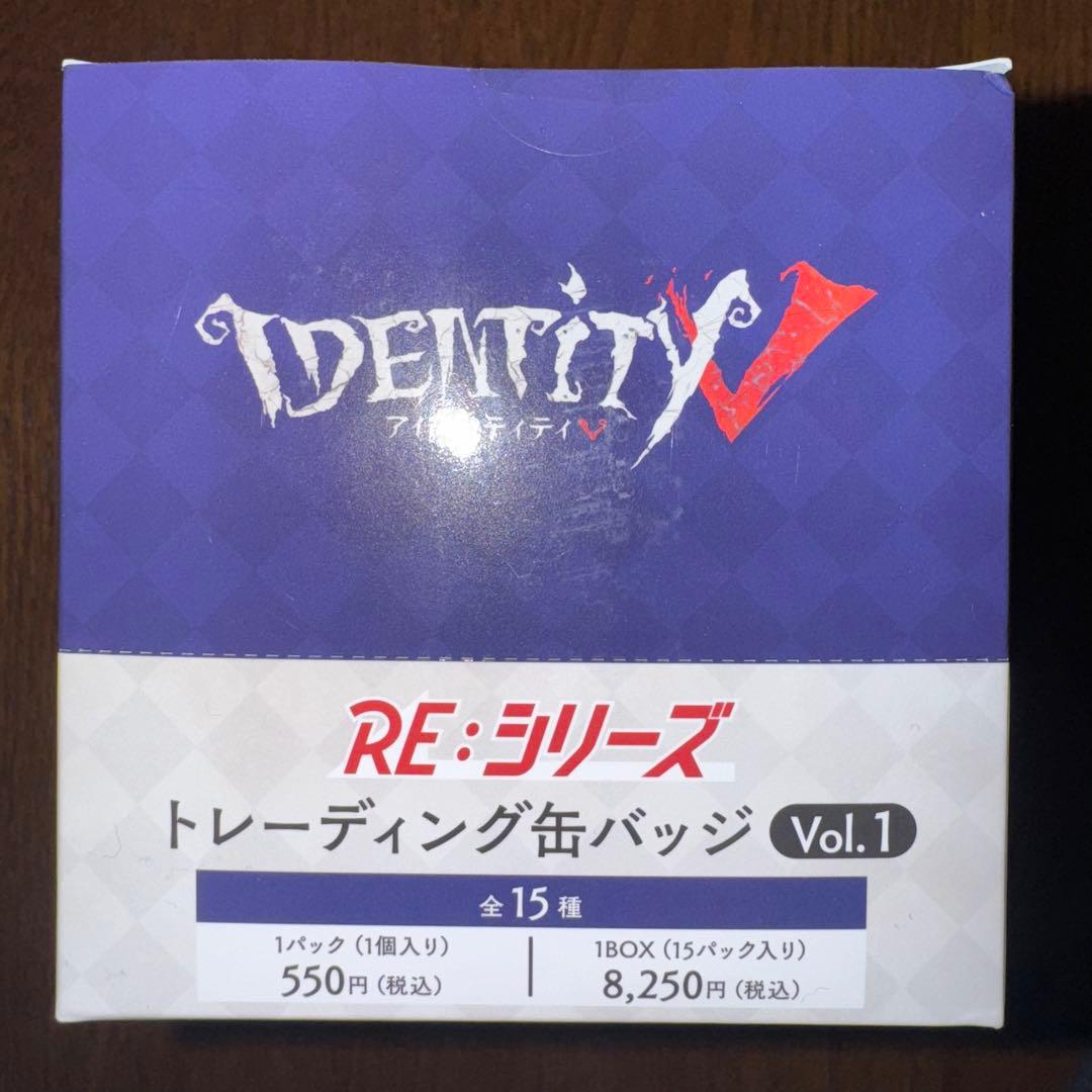 アイデンティティ　第五人格　<RE:シリーズ> 缶バッジ Vol.1　6箱
