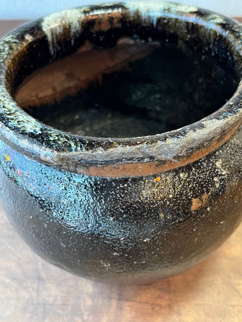 仙台　堤焼き　小壺　④ 古民具　古雑貨　アンティーク