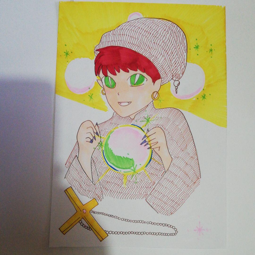 魔法使い☆「オリジナルイラスト絵画原画」