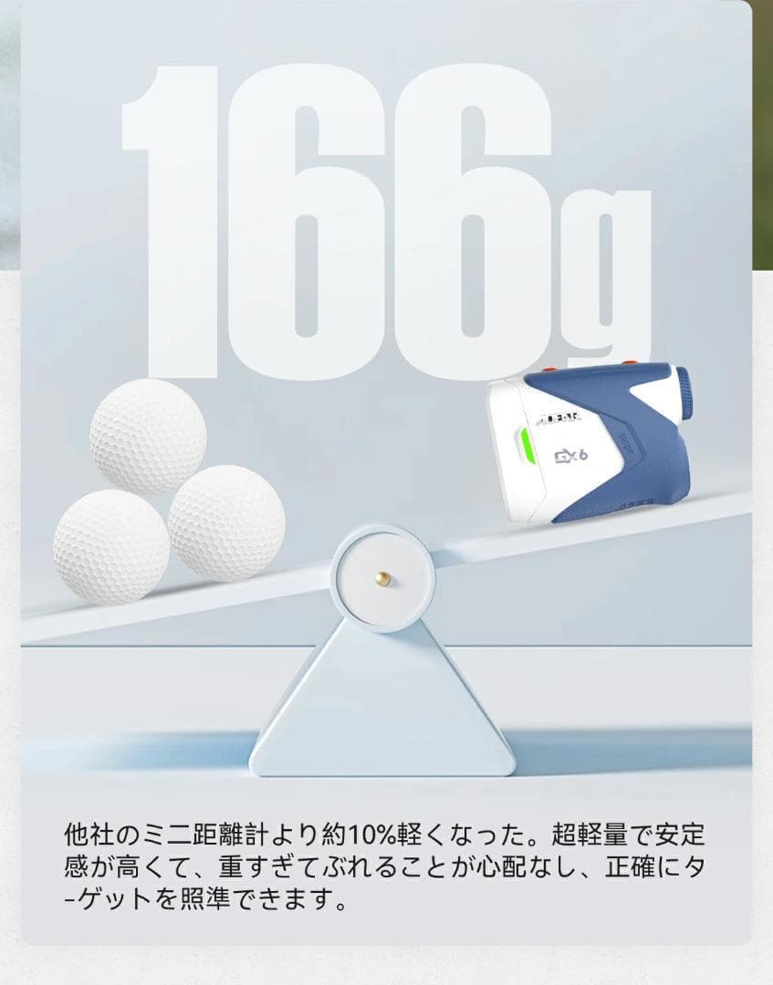 ✨ゴルフ距離計 充電式 距離測定器 0.02秒高速測定✨最大1000ヤード