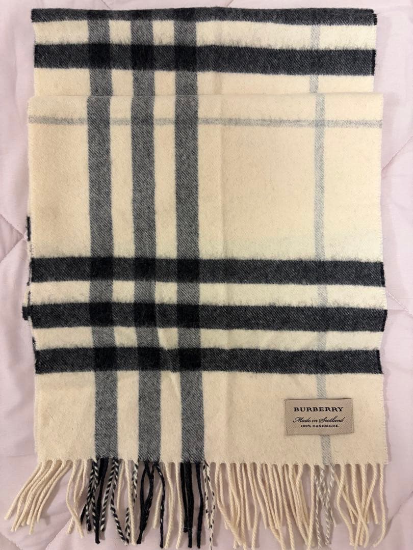 なでしこさま専用BURBERRY カシミヤ マフラー チェック柄
