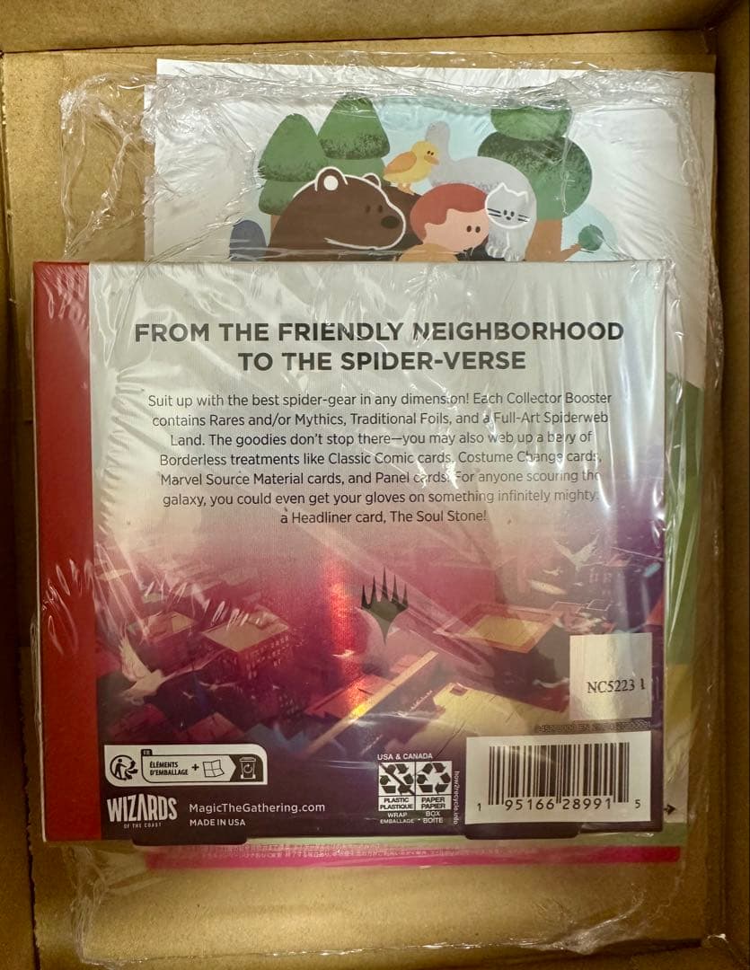 スパイダーマン コレクターブースター 1box　英語版　mtg