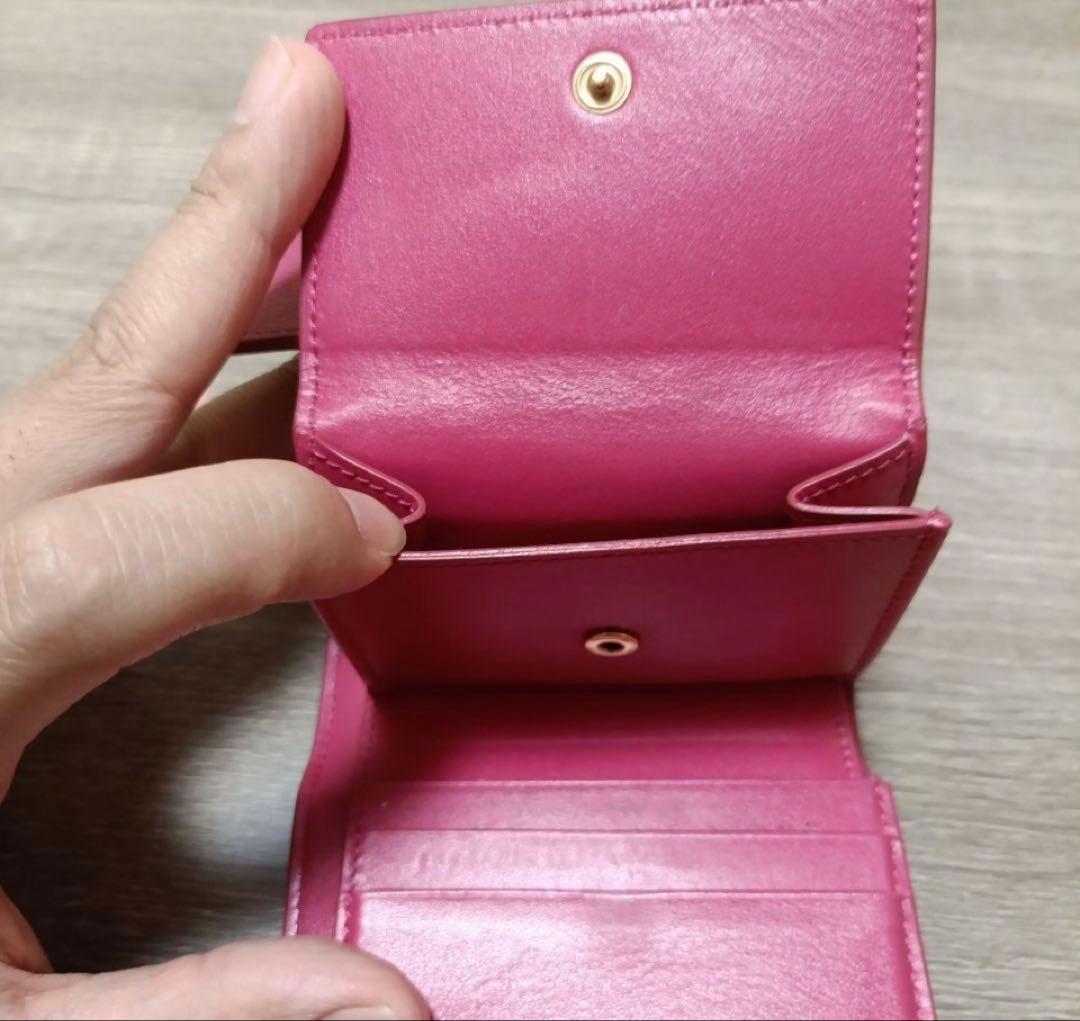 CELINE ピンク 三つ折り財布　証明書付き