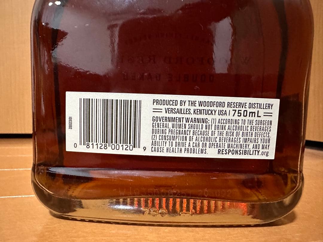 未開封 ミクターズ＆ウッドフォード バーボン 2本セット 750ml