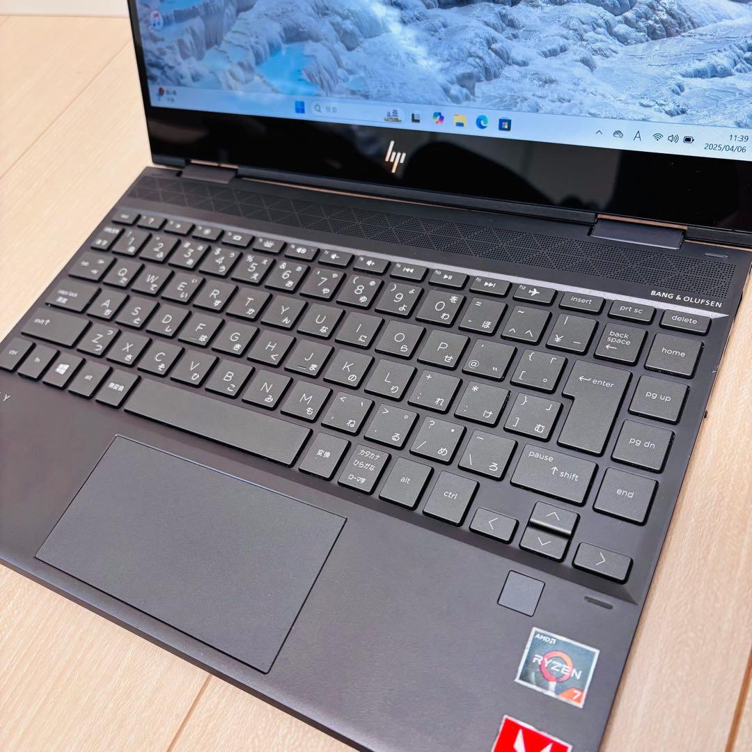 【良品】HP office ENVY ノートパソコン 黒 13-ar0003au