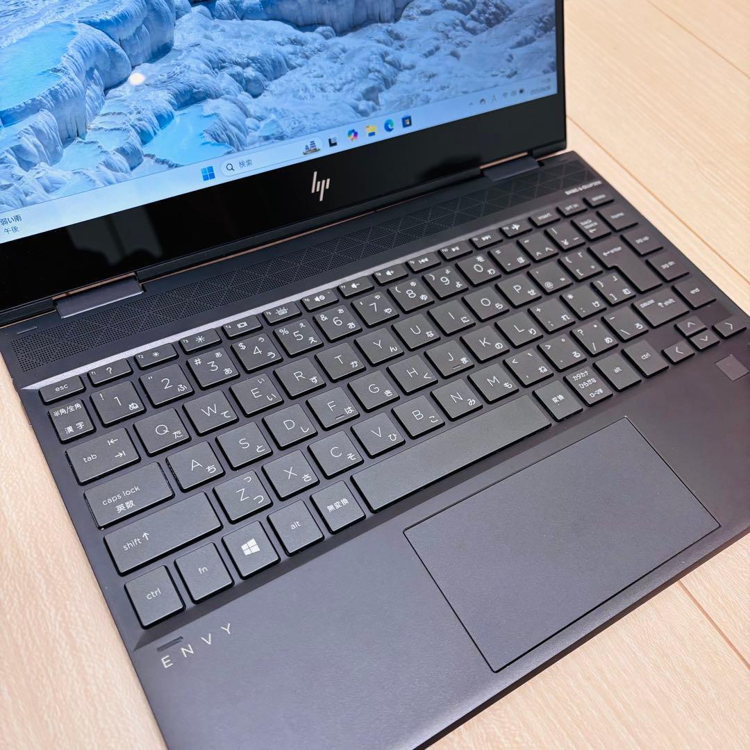 【良品】HP office ENVY ノートパソコン 黒 13-ar0003au