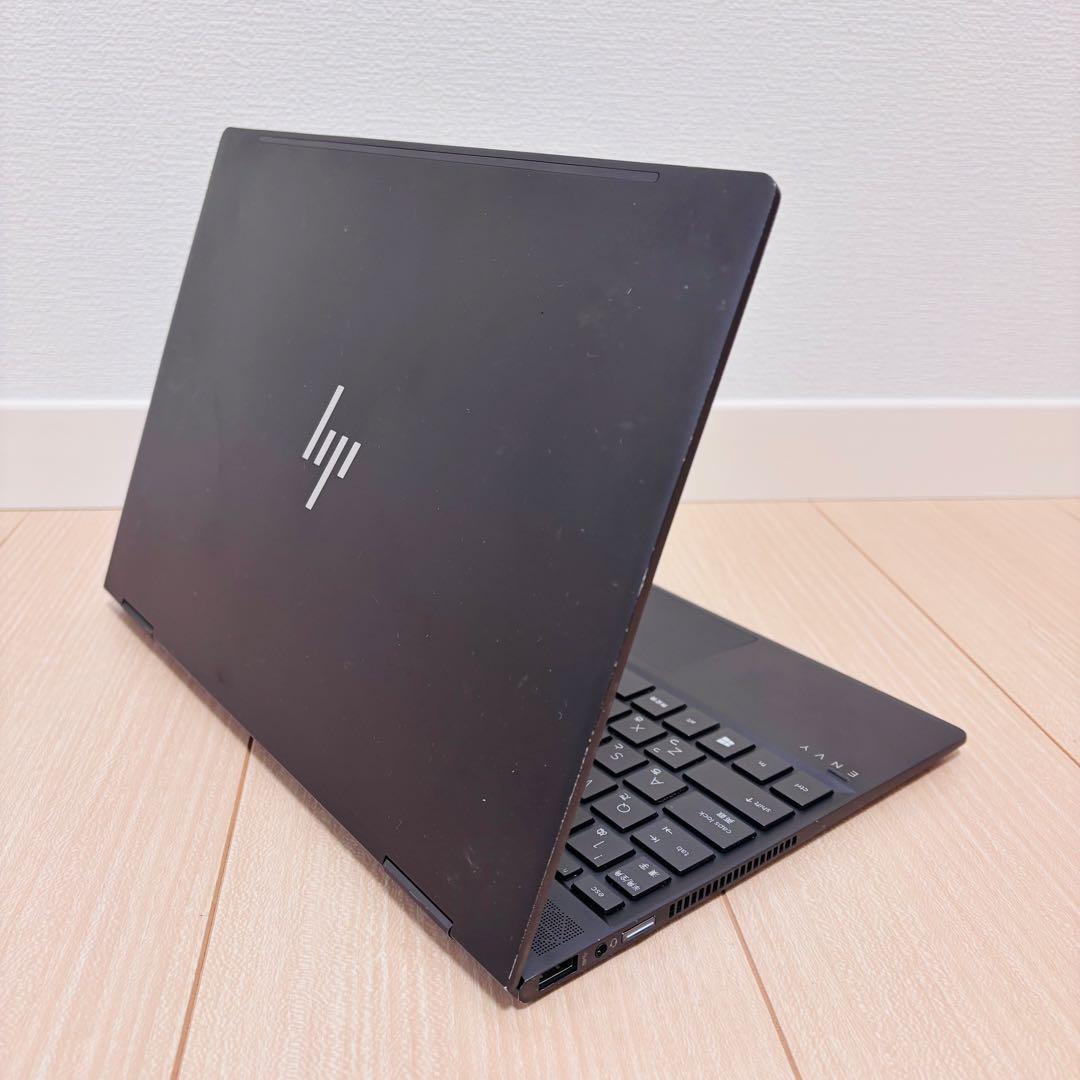 【良品】HP office ENVY ノートパソコン 黒 13-ar0003au