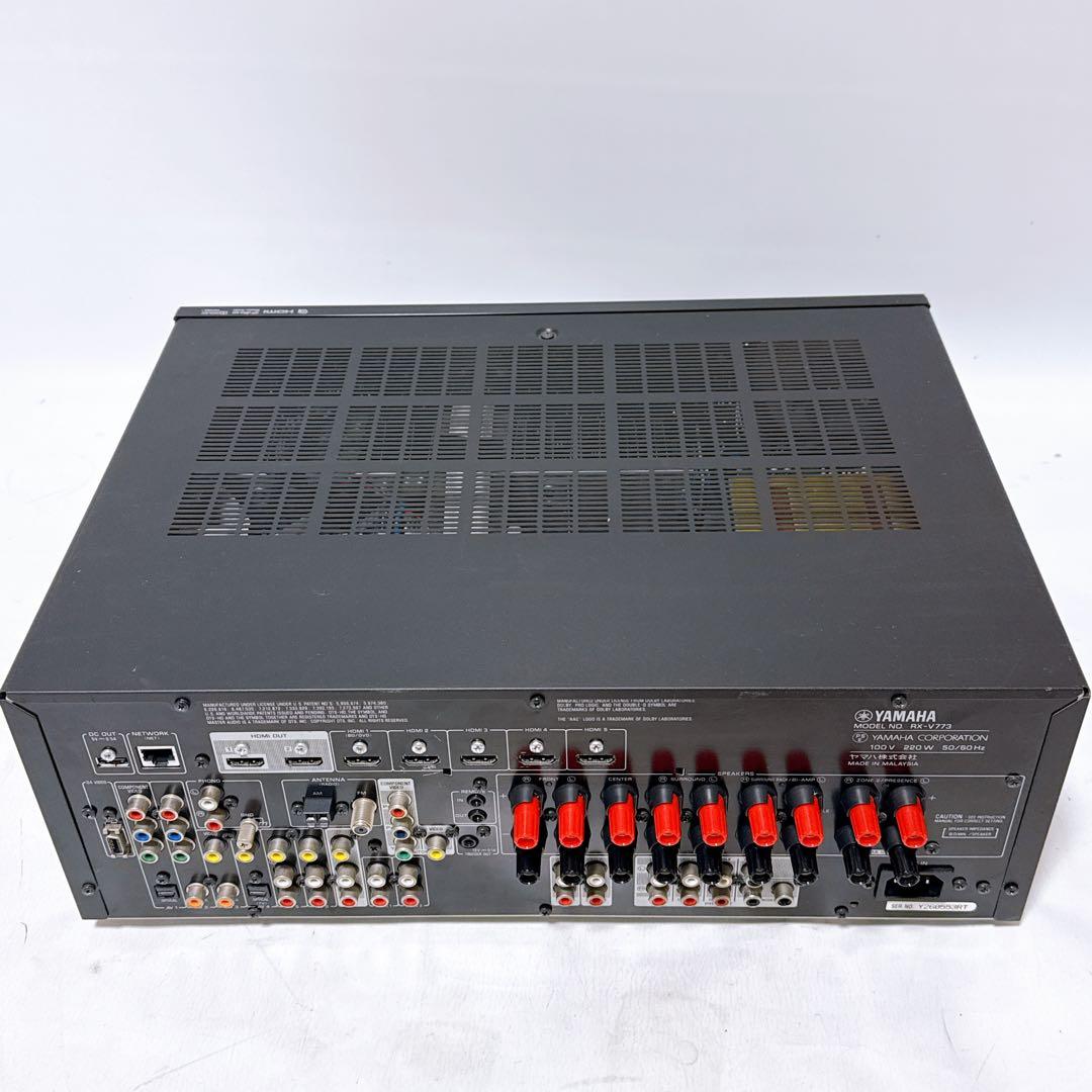 YAMAHA ヤマハ AVレシーバー AVアンプ RX-V773 ブラック
