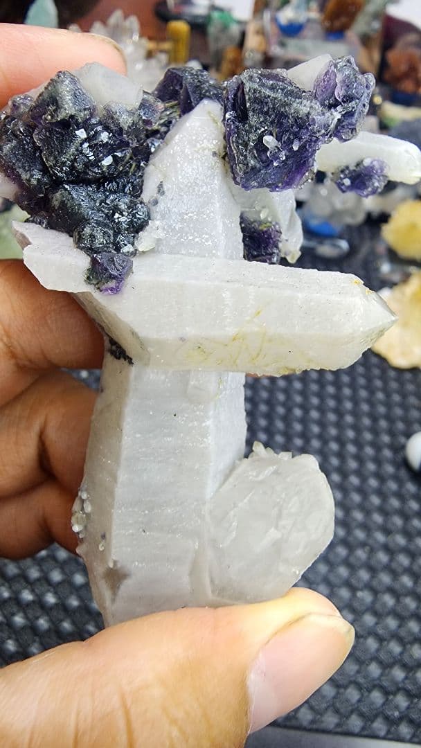 フローライトとセリフォス グリーンクォーツ ☆レア☆クラスター