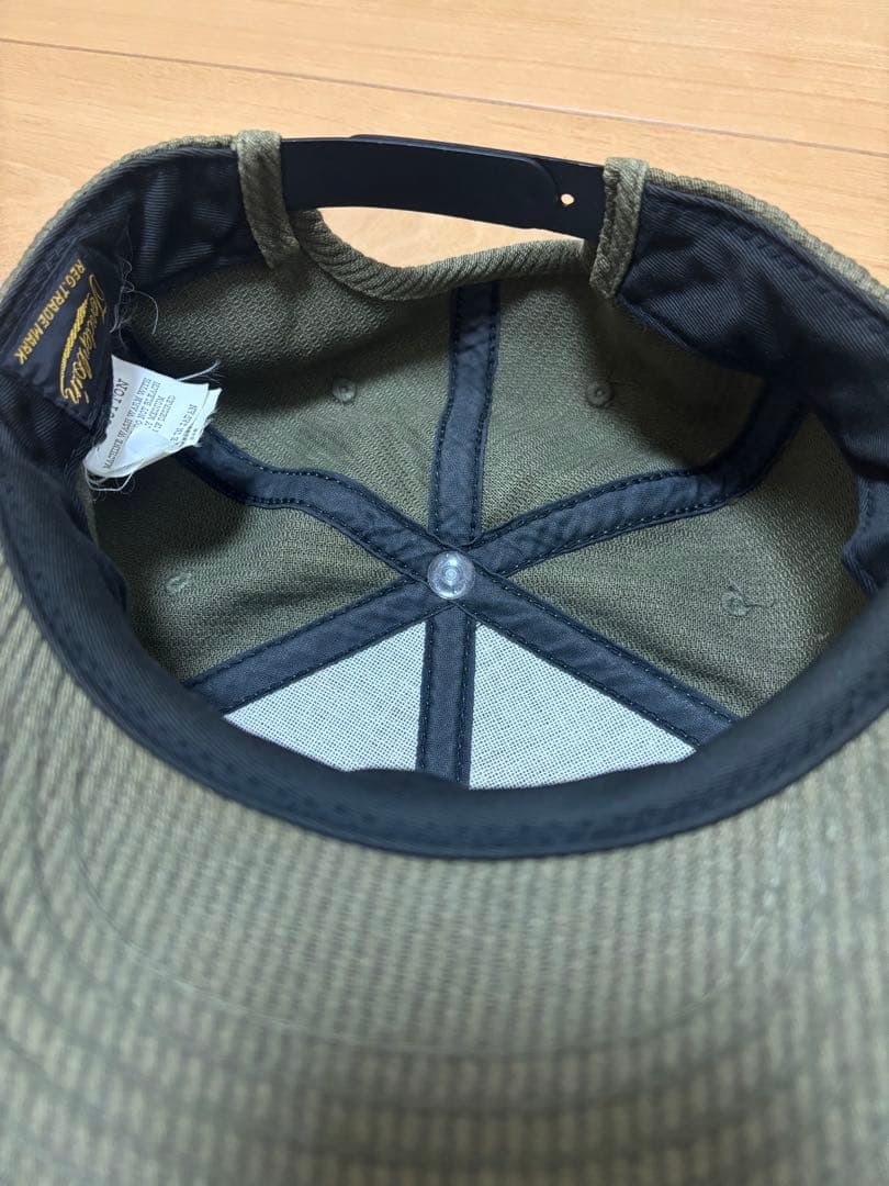 TENDERLOIN オリーブ　コーデュロイ　キャップ