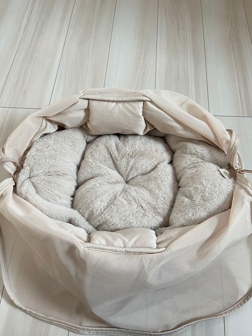 モンシェリ　2wayハンモック型メッシュ付きスリングバッグ