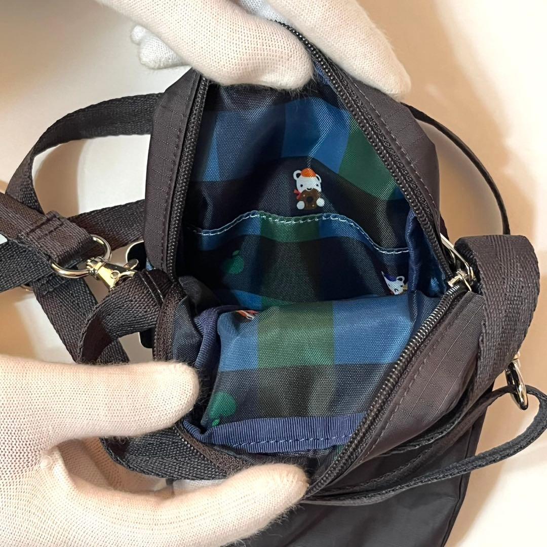 【新品】LeSportsac × familiar スマホショルダーバッグ