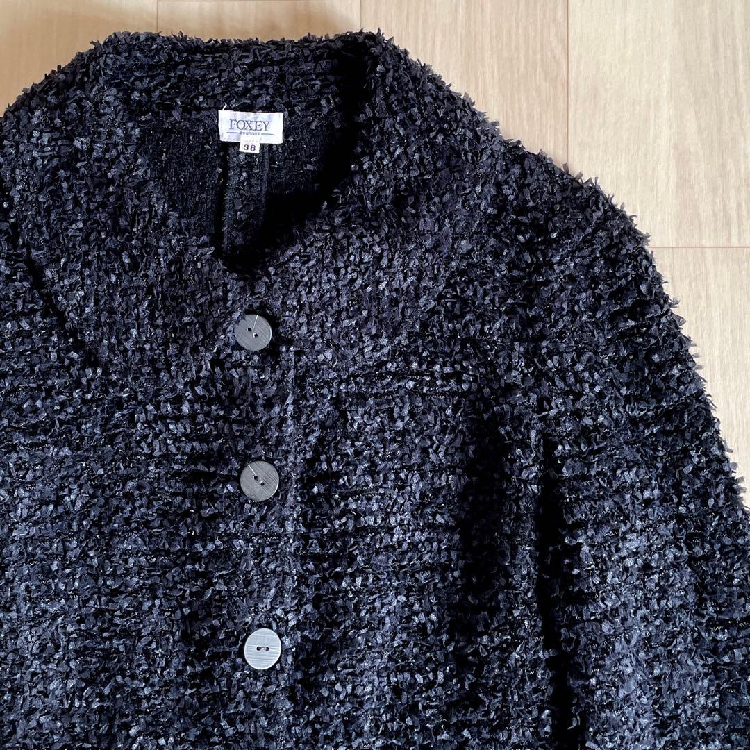 FOXEYファンシーツイード ドレスセットアップ