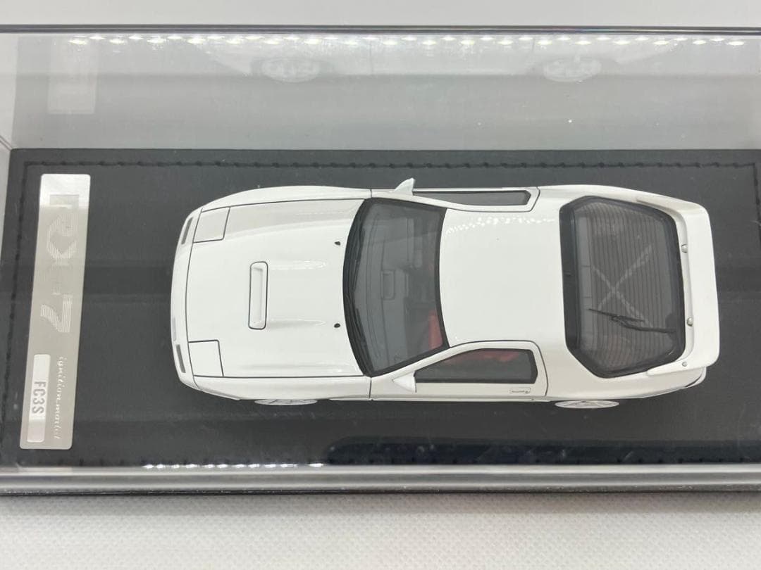 ★マツダ サバンナ RX-7★FC3S★ホワイト★イグニッションモデル★1/43