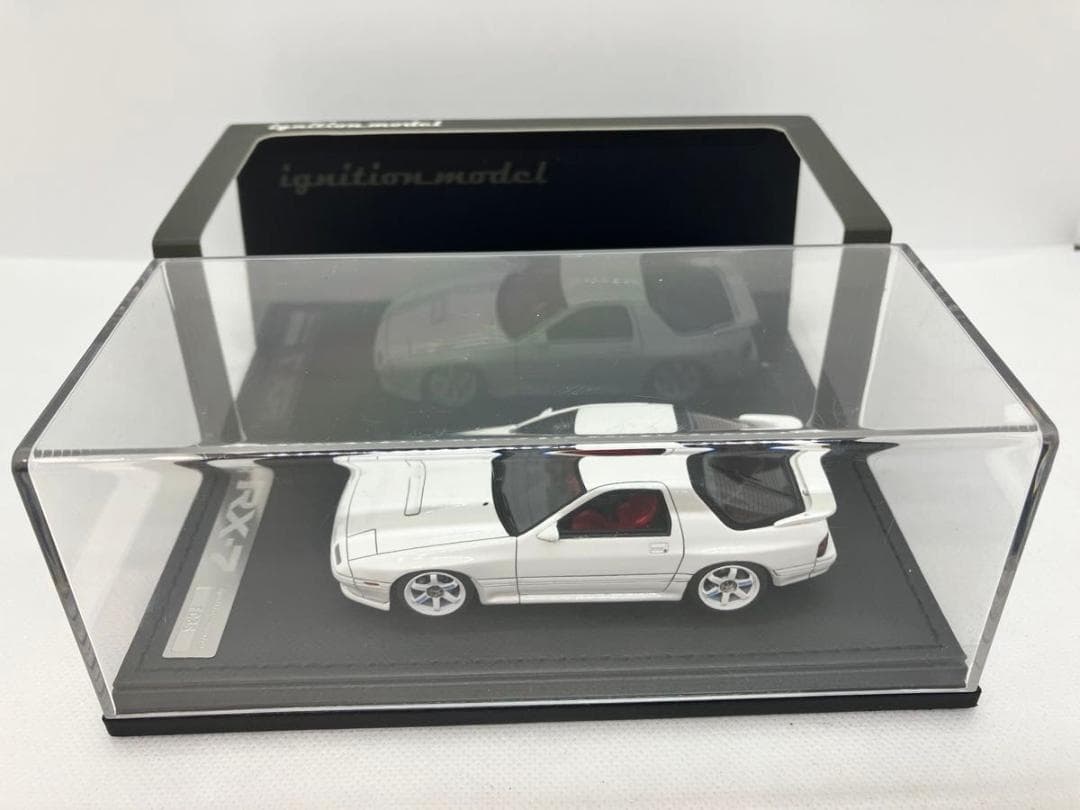 ★マツダ サバンナ RX-7★FC3S★ホワイト★イグニッションモデル★1/43