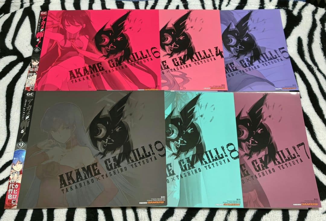 アカメが斬る! ブックカバー ６種(④~⑨) ゲーマーズ 田代哲也 バラ売り❌️