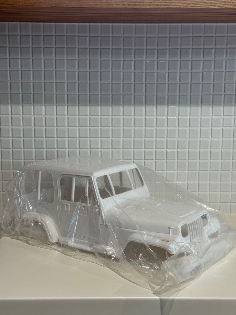 【新品】廃盤 TAMIYA タミヤ ジープ ラングラー ボディ + H・Jパーツ