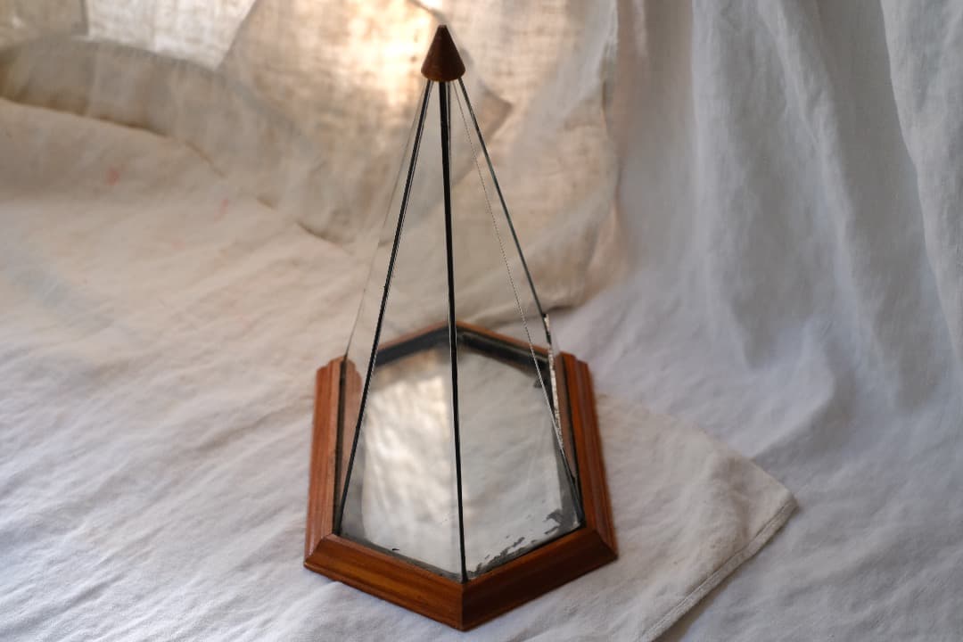 フランスアンティーク｜ヘキサゴンのテラリウム