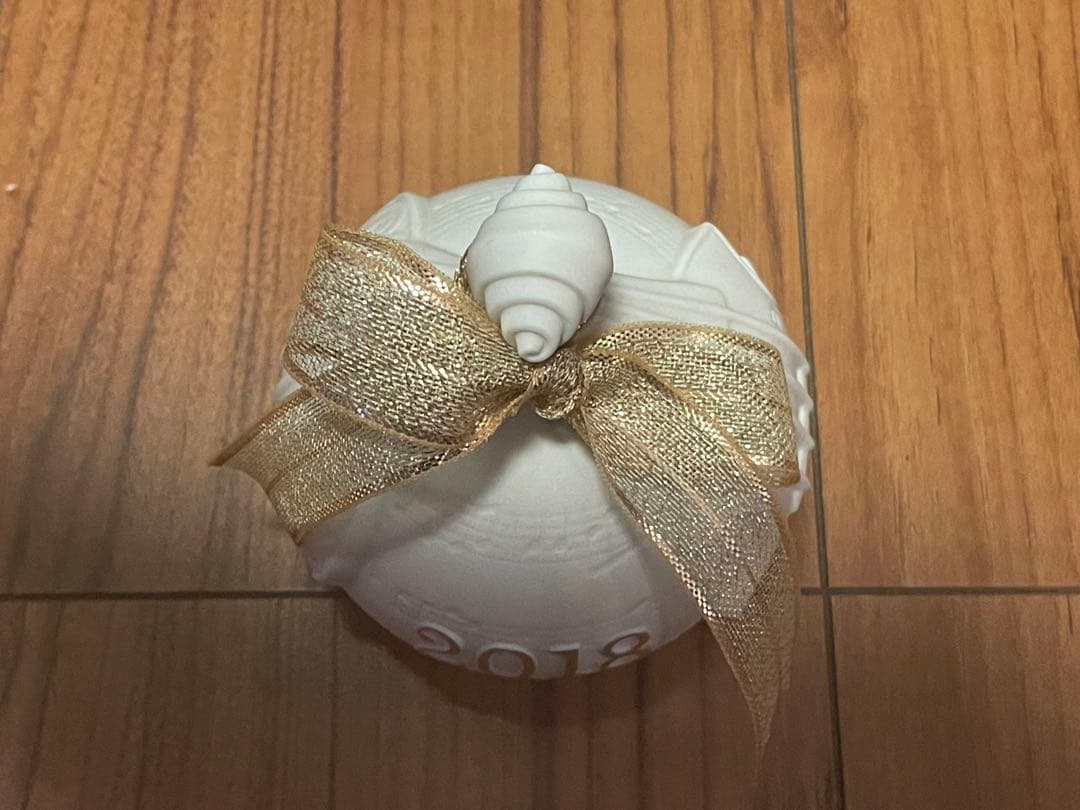 LLADRO リヤドロ 2018年イヤーボール 陶器 置物 ゴールド