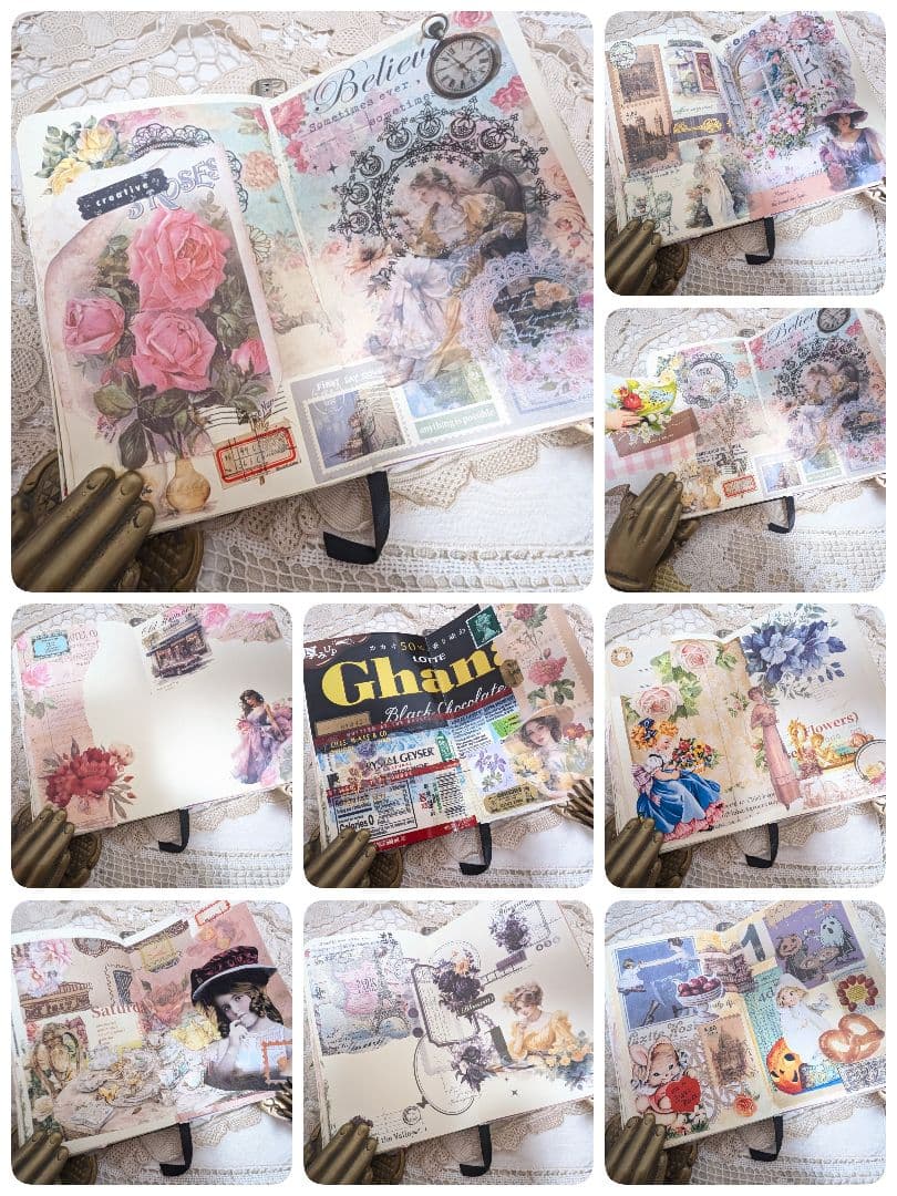 コラージュスタイル スケッチブック