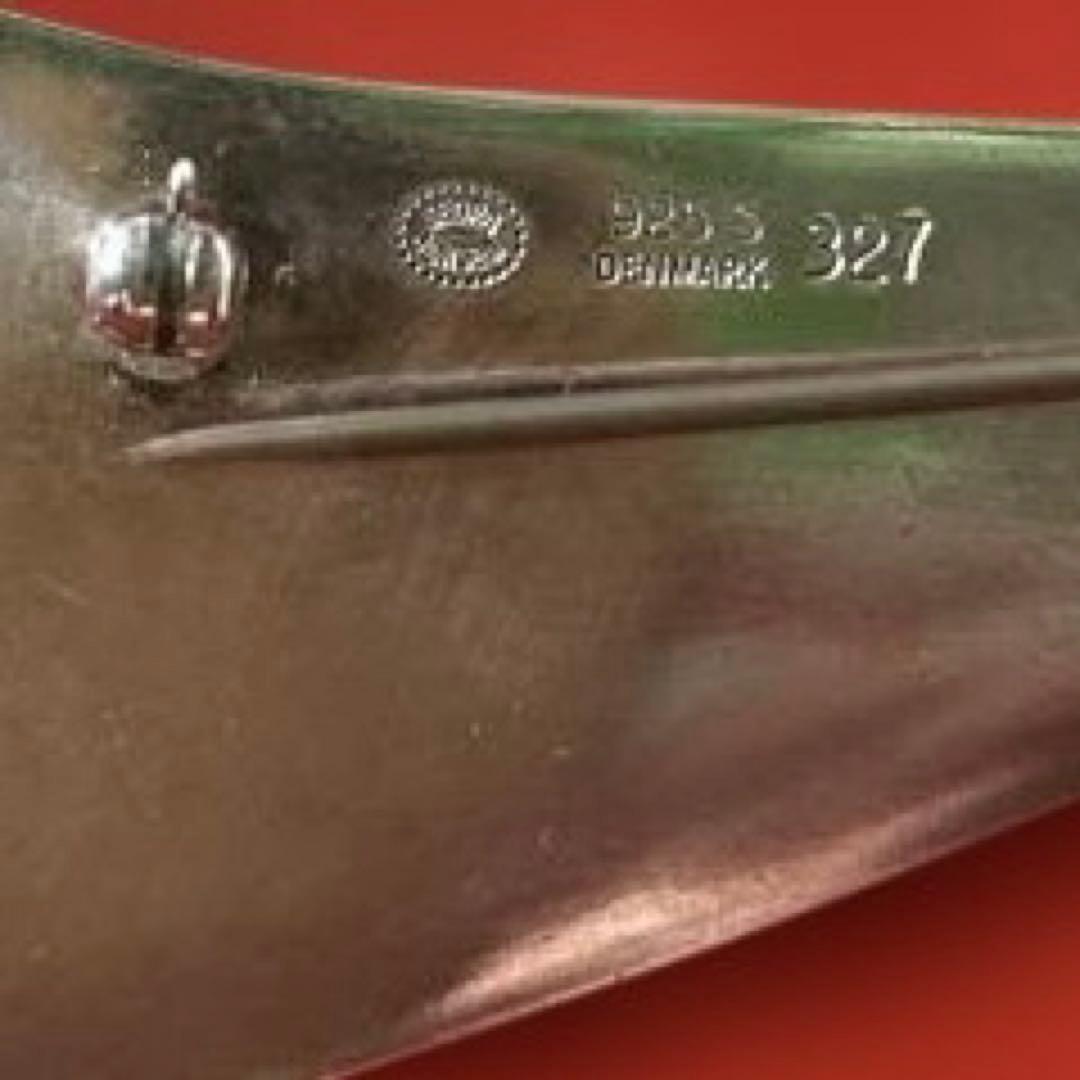   ジョージジェンセン　327 シルバーブローチ　925