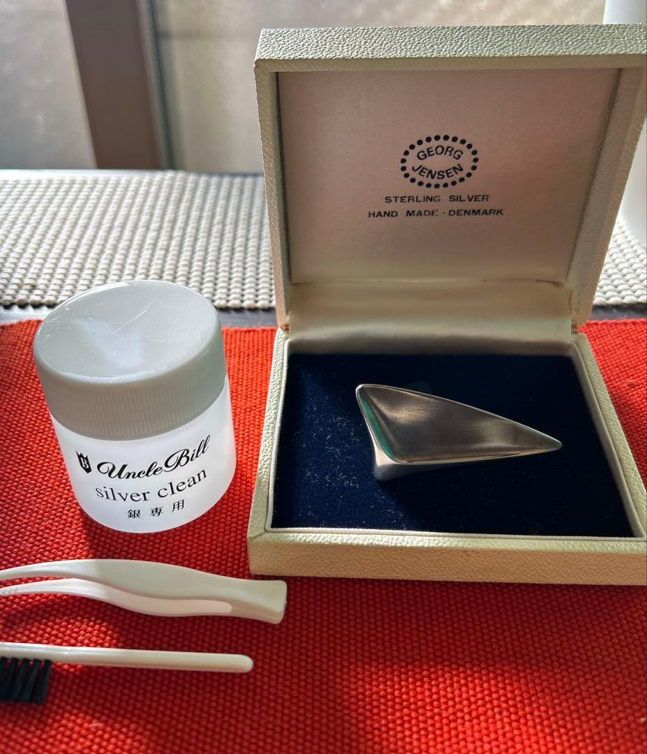   ジョージジェンセン　327 シルバーブローチ　925