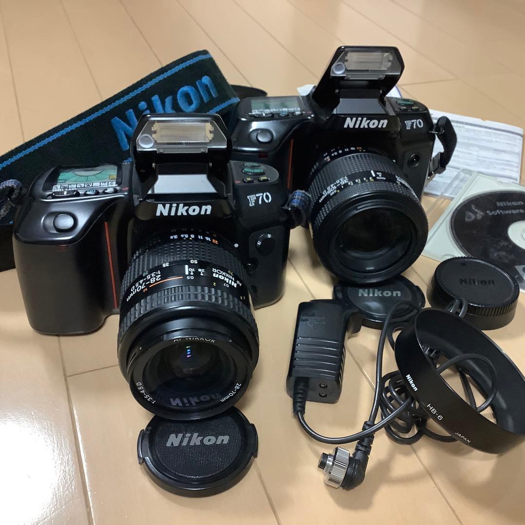 Nikon F70一眼レフ　フィルムカメラ2台