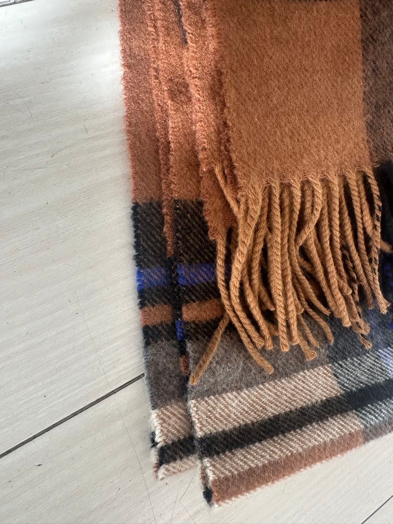 Johnstons ジョンストンズ マフラー カシミヤ混　大判ストール