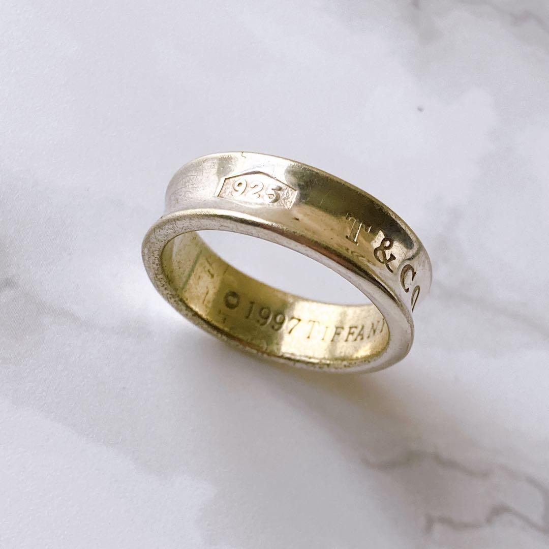 Tiffany & Co. ティファニー 1837 ナローリング シルバー 18