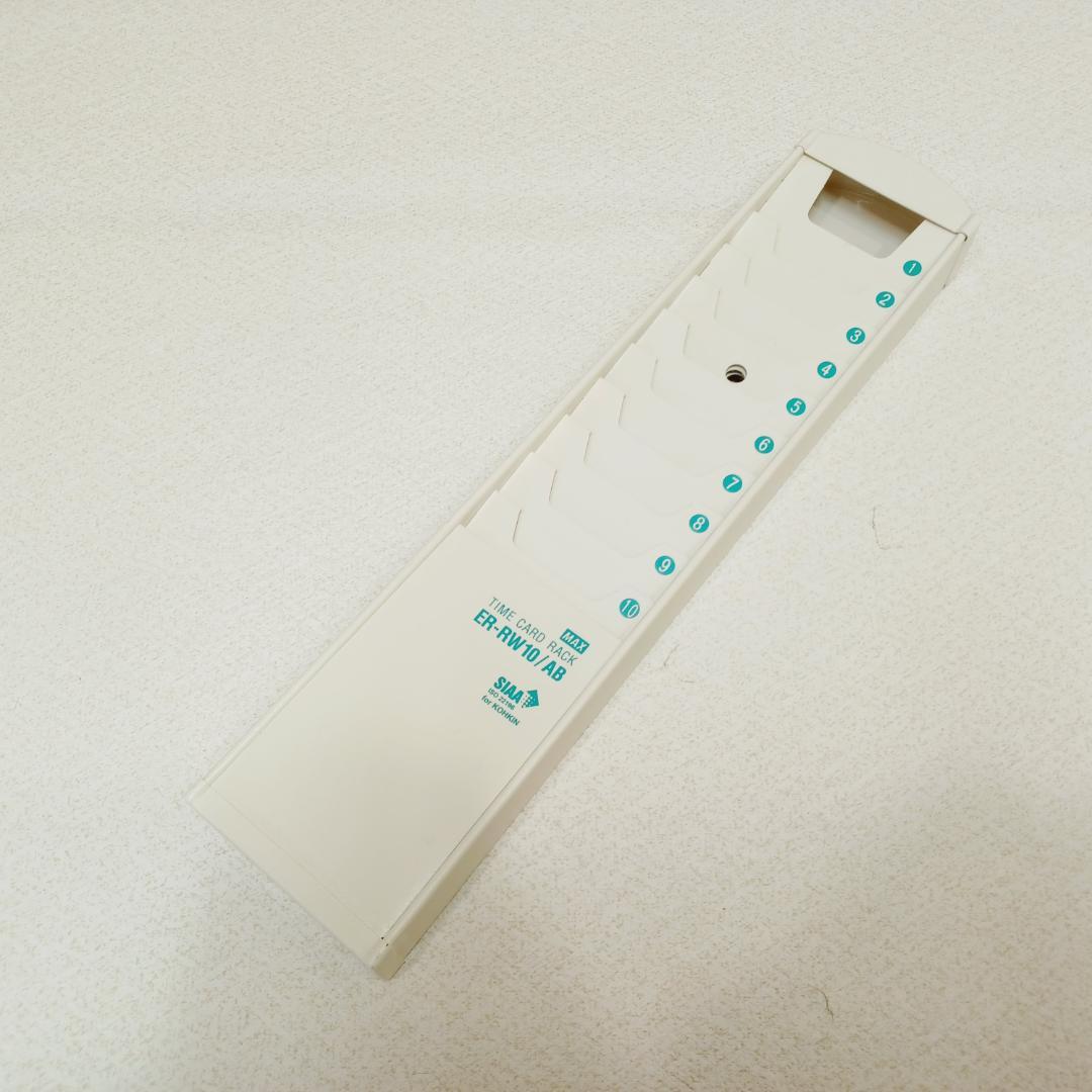 BA-0227】MAX　タイムレコーダー　ER-60SU　タイムカード　ラック付