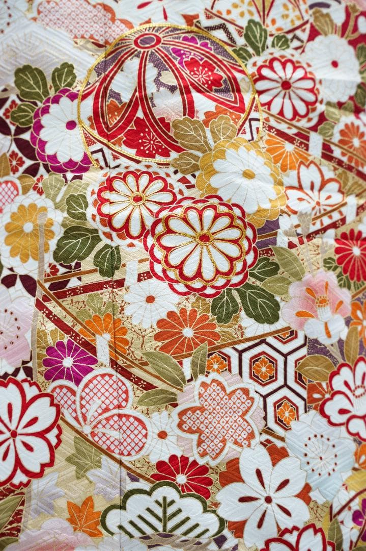 ≪美品≫正絹　振袖9点フルセット【681】【160cm~170cmの方用】