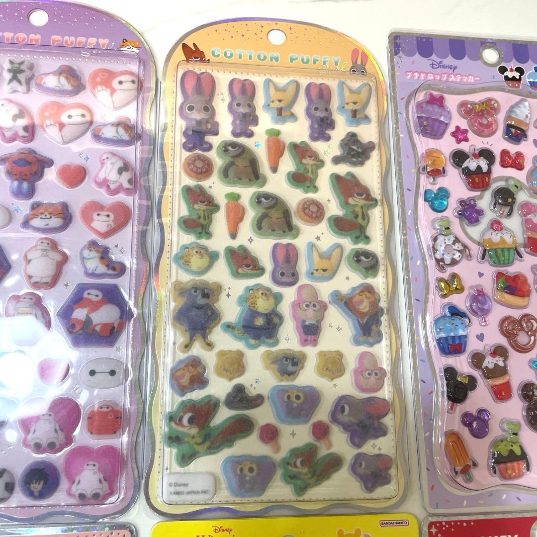 ディズニーボンボンドロップシール6点セット