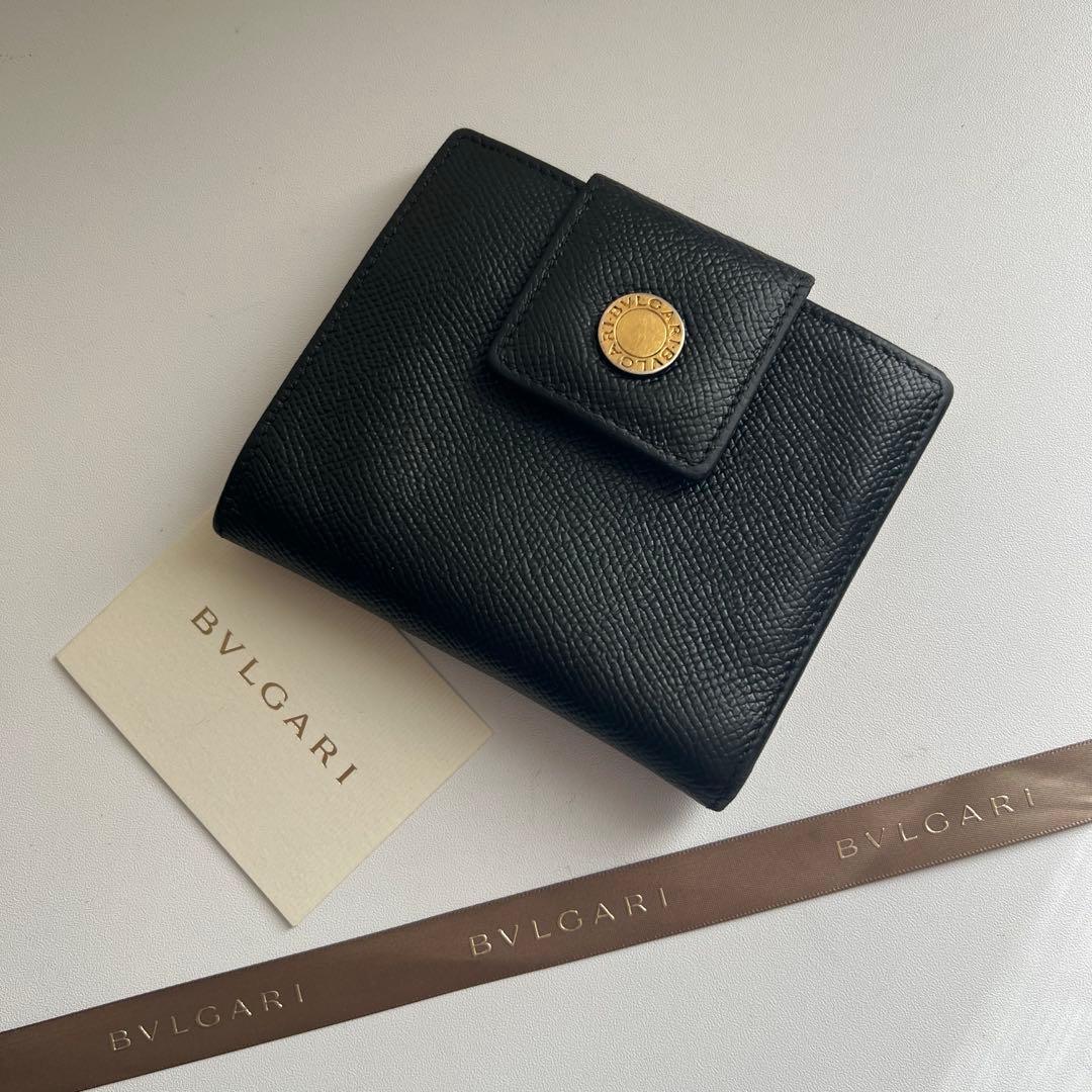 55 極上美品 BVLGARI ブルガリ 2つ折り財布