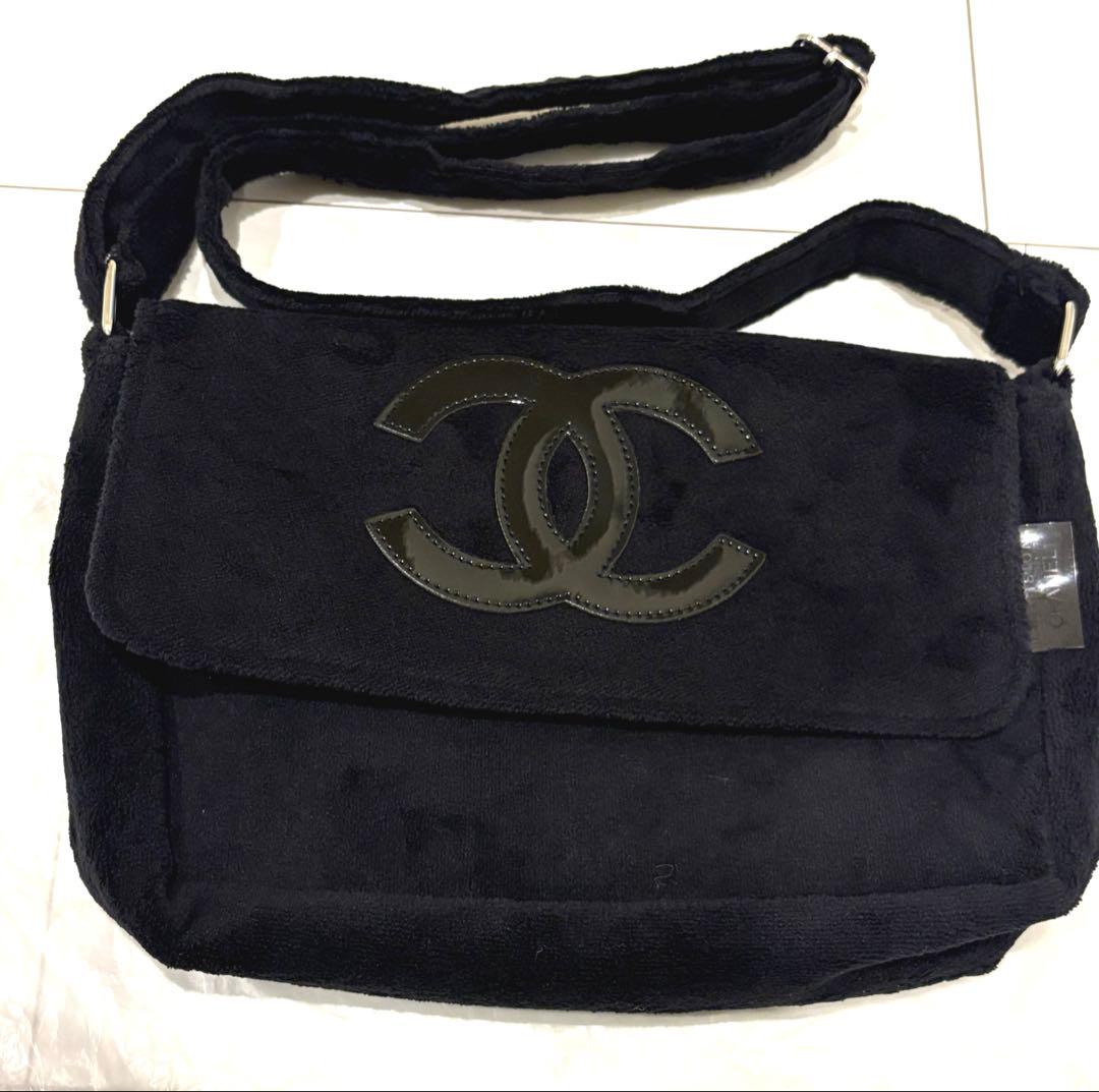 CHANEL ノベルティ　ショルダーバッグ　非売品　ブラック　パイル
