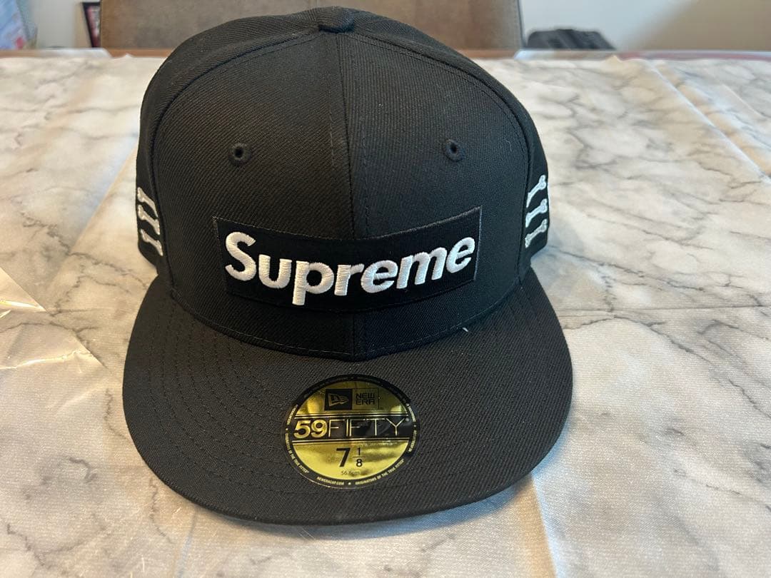 Supreme ブラック ベースボールキャップ 25 新品未使用