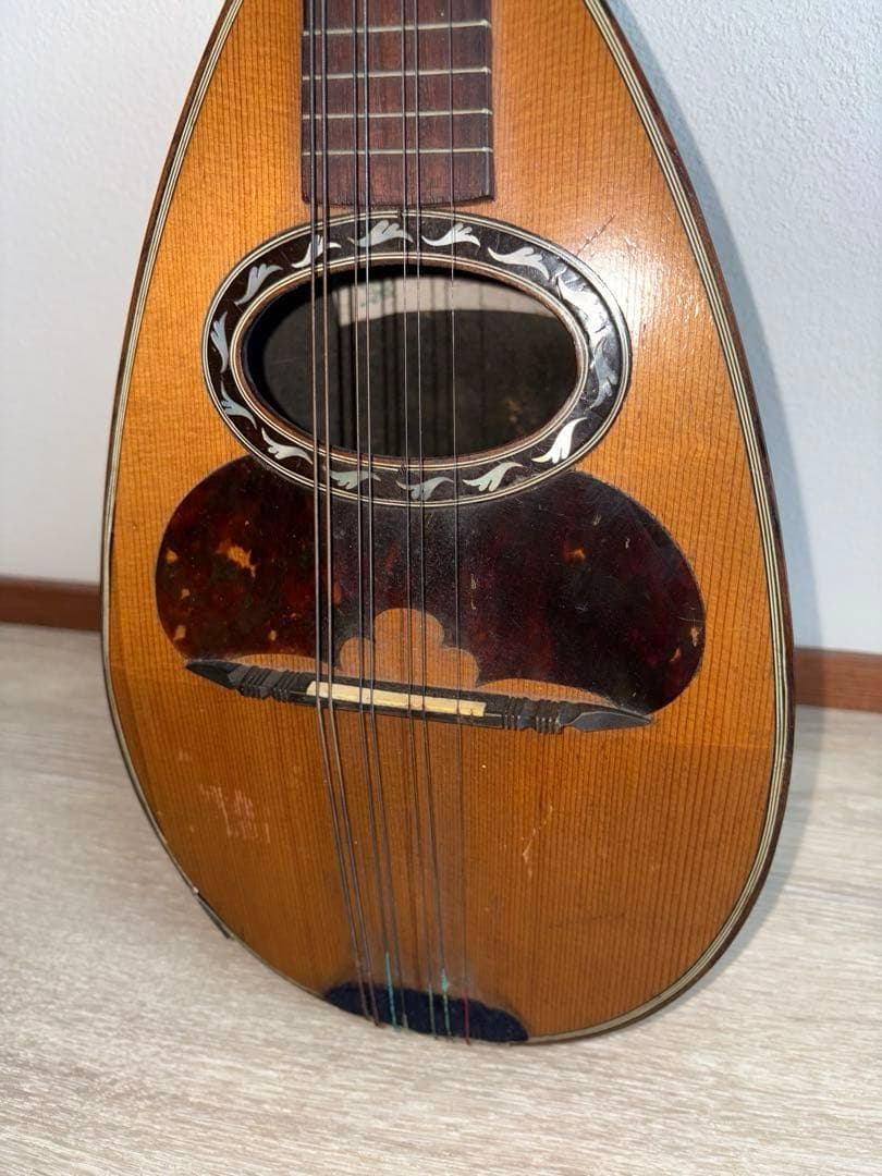 【希少】マンドリン　カラーチェ　ラファエレ　ラファエル　ケース　イタリア製