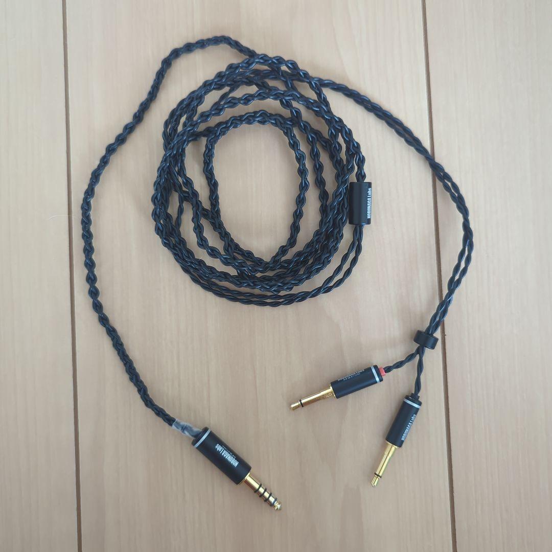NOBUNAGA Labs 霧降 ヘッドホンリケーブル　4.4mm