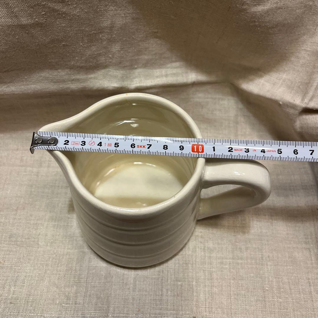 フランスアンティーク　ジアン　白　ジャグ　ピシェ　ピッチャー