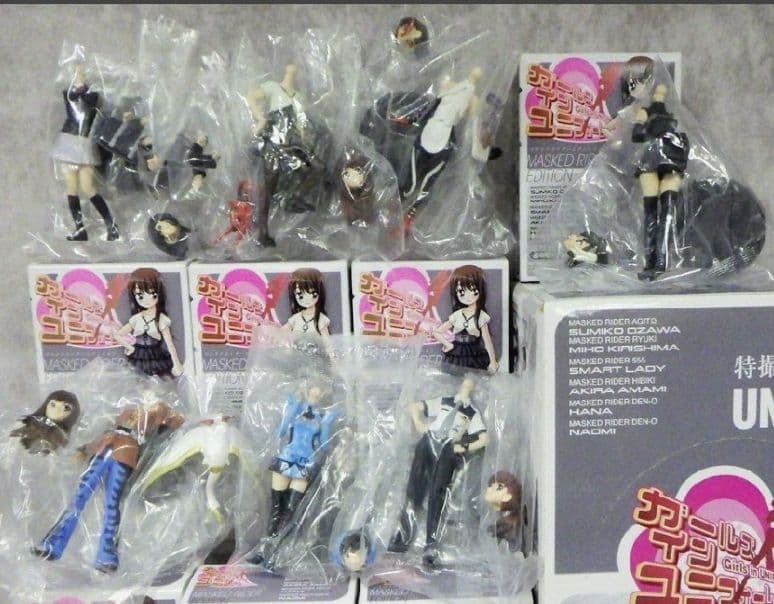 【新品】ガールズインユニフォーム 仮面ライダーヒロイン　全７種　フルコンプ