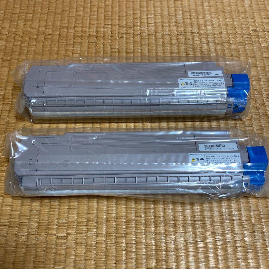 OKI オキ 純正　カラー　トナーカートリッジ　イエロー　シアン　2個セット