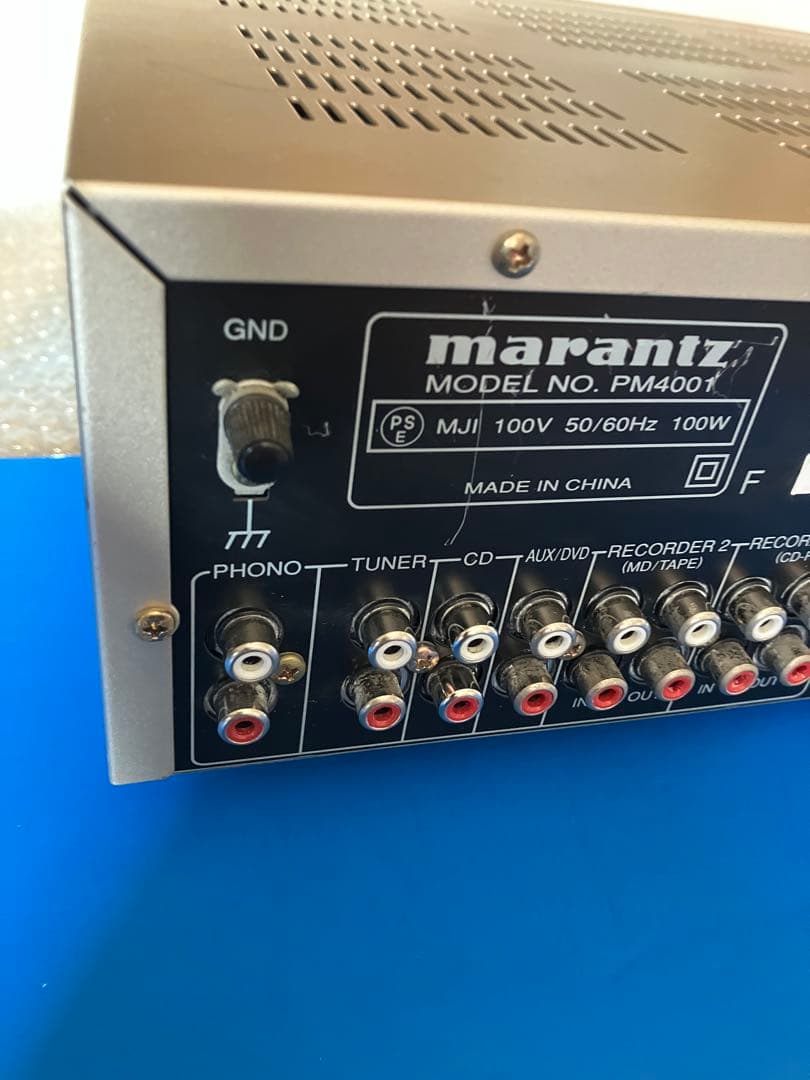【Marantz】 PM-4001 プリメインアンプ　ゴールド