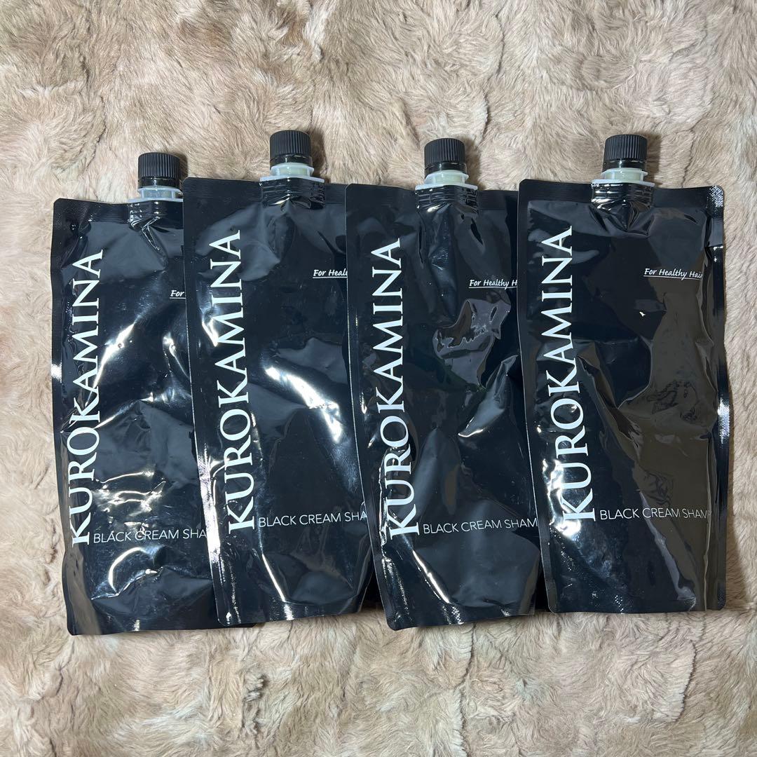 KUROKAMINA BLACK CREAM SHAMPOO 300g*4袋