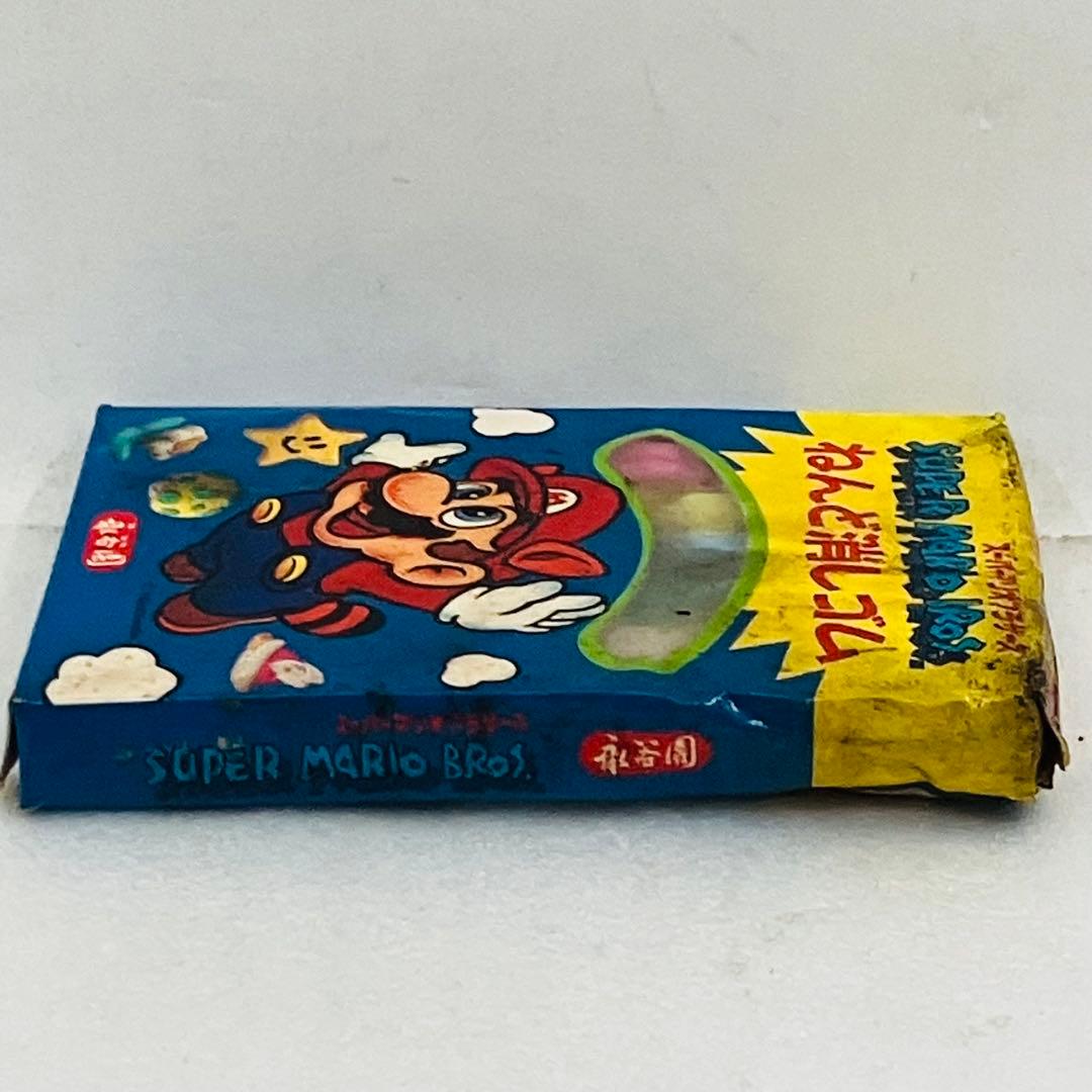 当時物／激レア 任天堂 スーパーマリオブラザーズ 永谷園 ねんど消しゴム